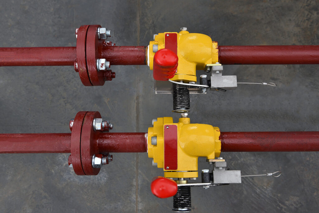 emergency shutoff valve for earthquakes