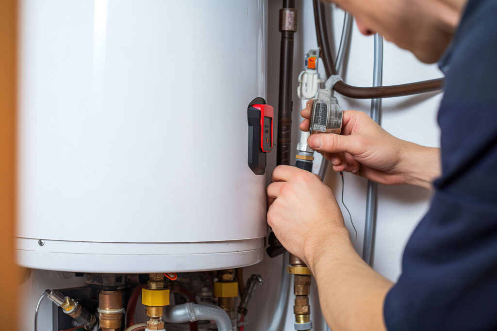 water heater installed by a professional